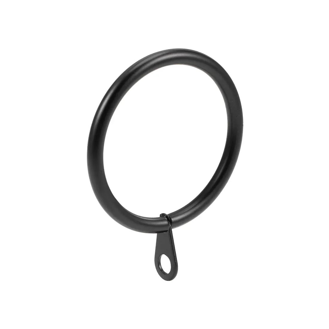 

uxcell 7Pcs Curtain Rings Metal 38mm Inner Dia Drapery Ring for Curtain Rods Black for Holding Curtains and Window Curtains