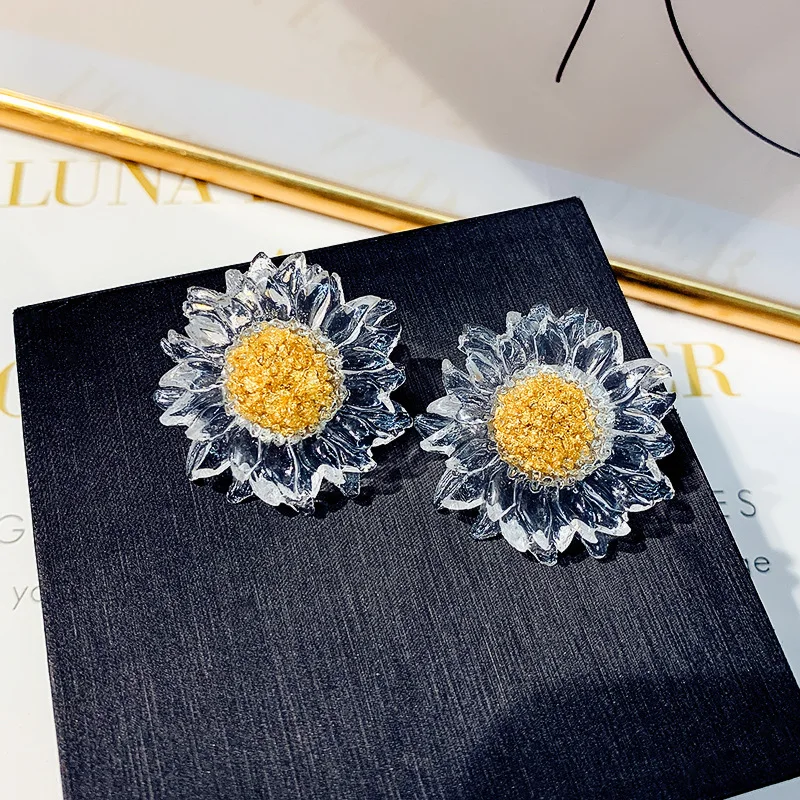 Блестящие боковые новые модные брендовые ювелирные изделия акриловые