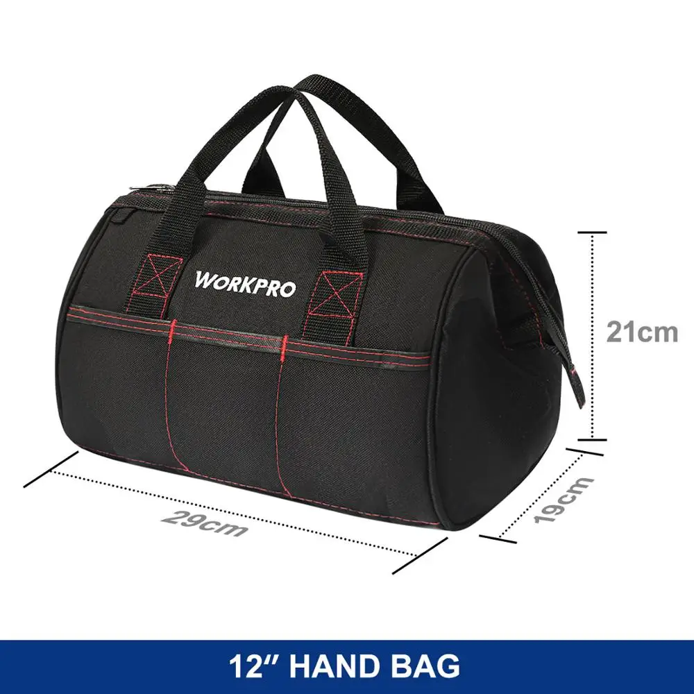 WORKPRO прочный сумки для инструментов Combo 2 шт. Клатчи 1 предмет сумка 8 &quot12&quot 19