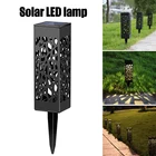 Креативный индукционный светильник для газона, сада, полый уличный светильник, распродажа, ретро искусство, солнечная энергия