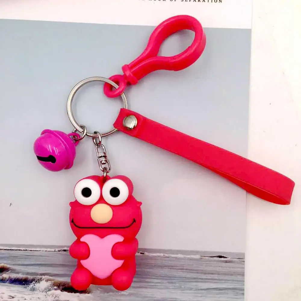 Мультфильм милый Улица Сезам брелок из эпоксидной смолы мягкий ПВХ кукла коготь