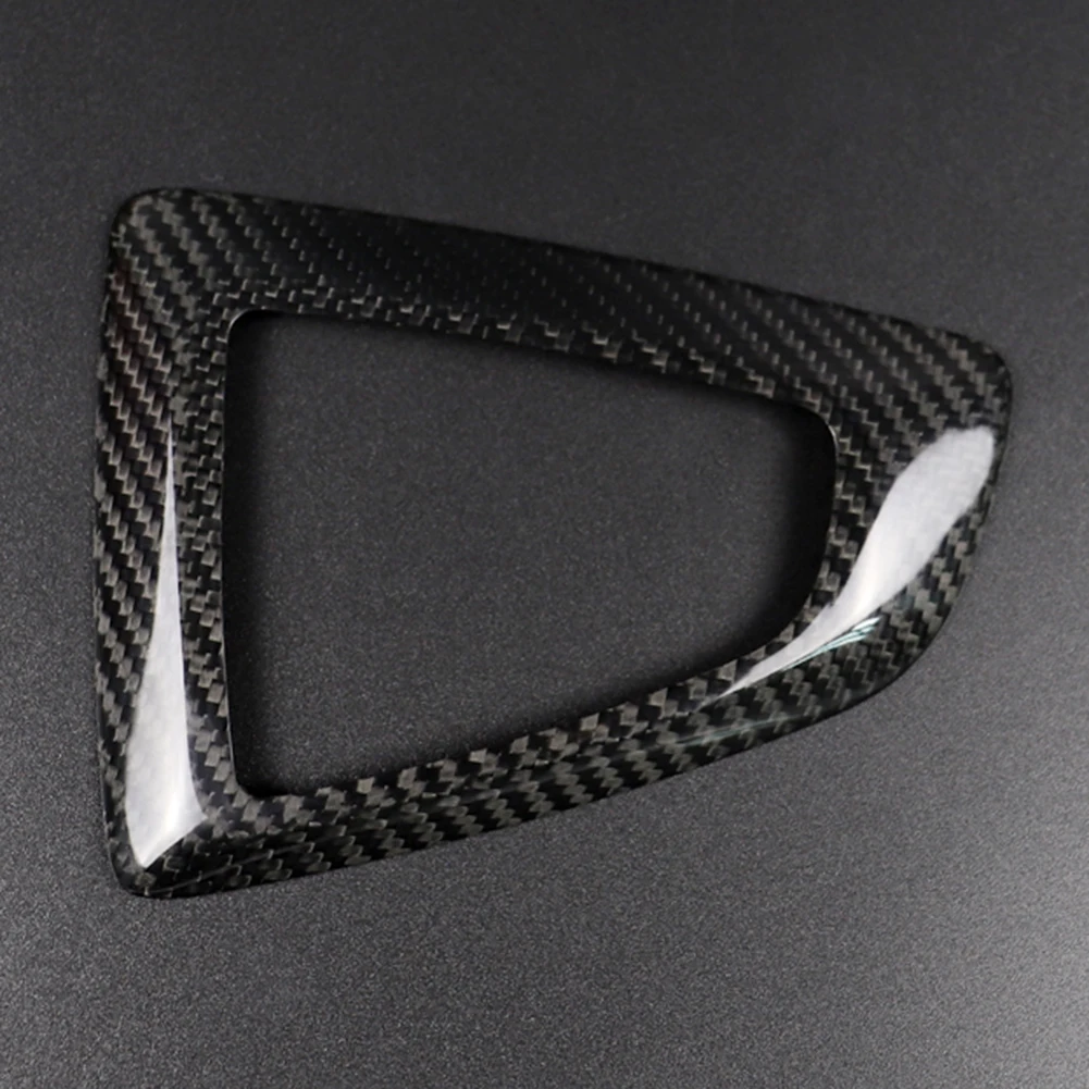 

Car Interior Cover Trim Accessories Real Carbon Fiber Gear Shift Panel Decorative Sticker for BMW 1 2 3 4 Series LHD