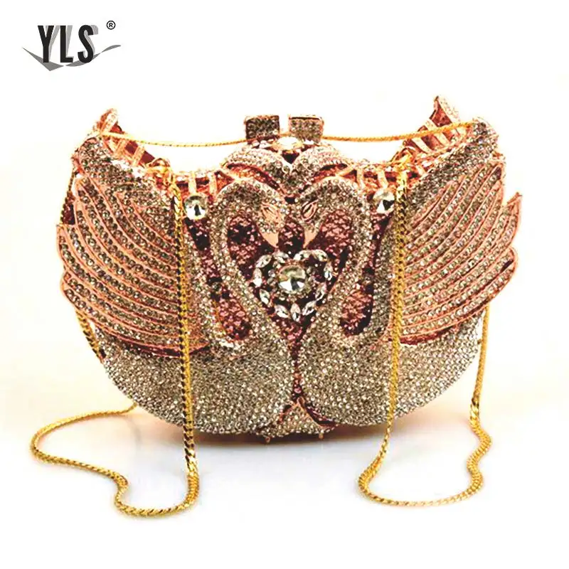 Модные роскошные сумки с кристаллами дизайнерские клатчи со стразами в виде