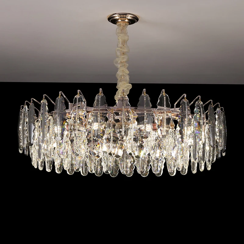 

Postmodern Creative Crystal Pendant Lights Living Room Led Lamp Luxury Romantic Villa Hotel Pendant Lamps Indoor Decor Lighting