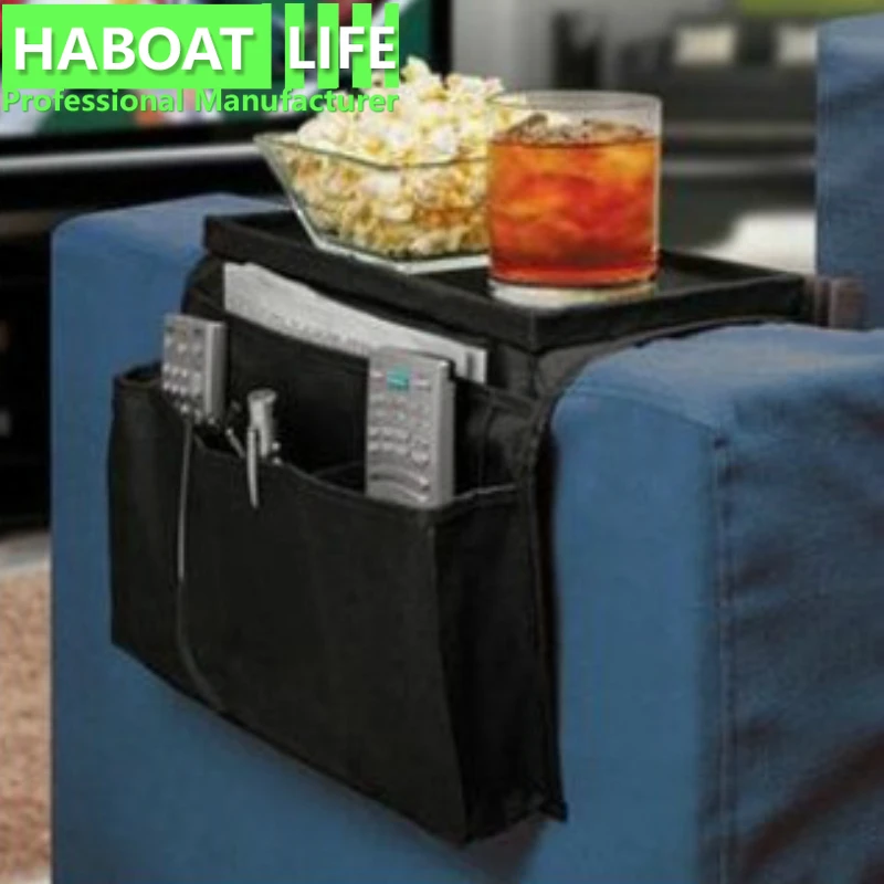 Sofa Side Hanging Bag Multi-layer Multi-compartment Closet Organizer for Home Living Room Decoration G