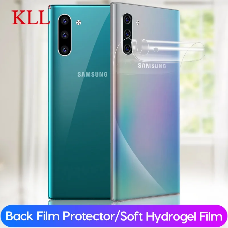10D полное покрытие гидрогель задняя пленка для Samsung Note 10 Plus 9 8 крышка протектор S10 S9