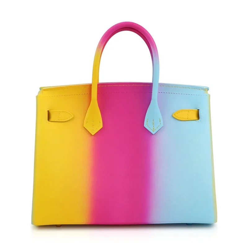 HOT! Fashion Jelly handbags for Womans Girls PVC shoulder bags Lady's Large size capacity totes Beach BAGS SMT112 | Багаж и сумки