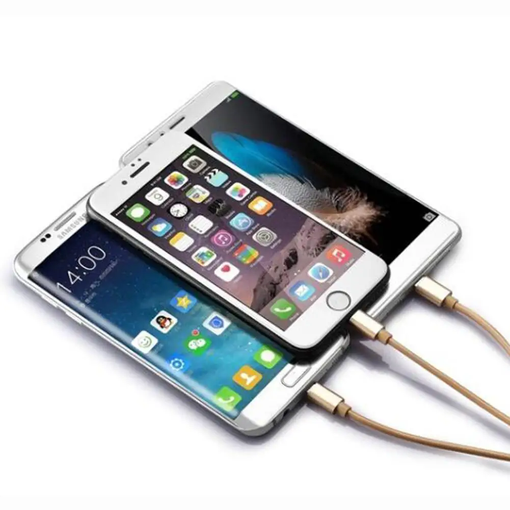 Зарядный кабель 3 в 1 Тип C USB Android кабели с тремя-в-одном для зарядки мобильного