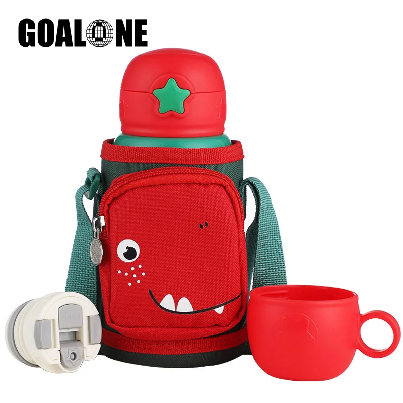 With Straw Bpa Free Toddler Drink Bottle With Shoulder Strap