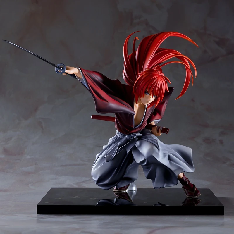 19 см Rurouni Kenshin фигурку классического японского HIMURA Кэнсин ПВХ Фигурки игрушки