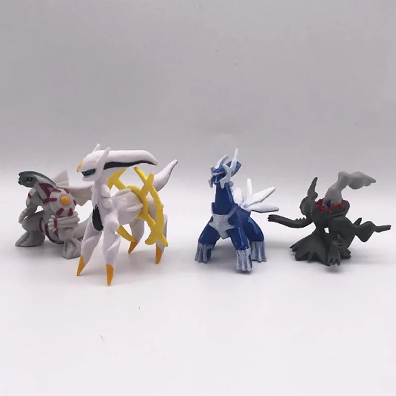 

TOMY Four Generations Pokemon Mythical Beast Anime Arceus Palkia Dialga Mewtwo Figure Kid Collect Doll Birthday Gifts Model Toys