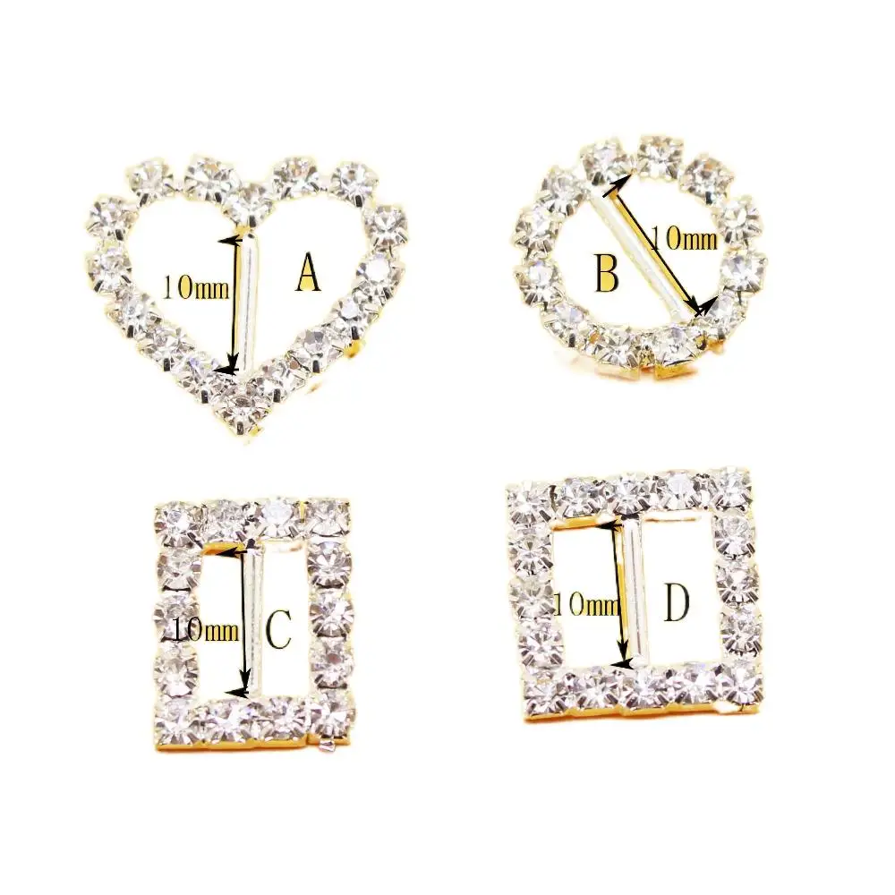 Новинка! 10 шт./компл. четыре формы стразы пряжки с кристаллами бриллиантами