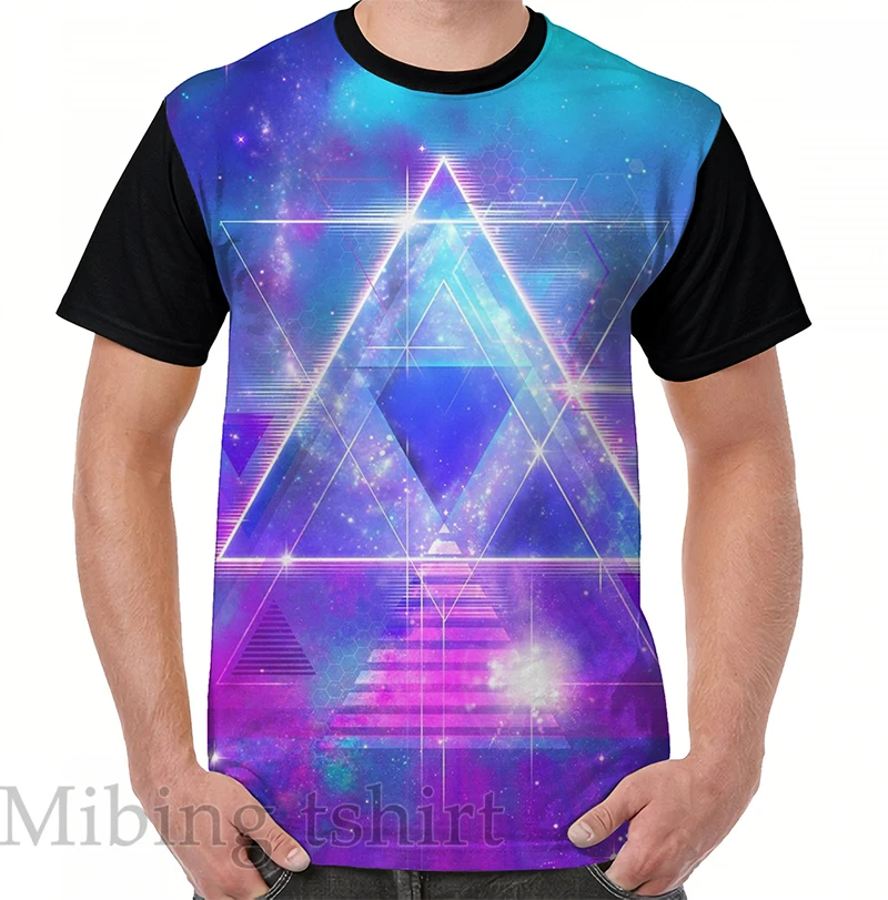 Забавный принт Мужская футболка для женщин футболки векторные пространства