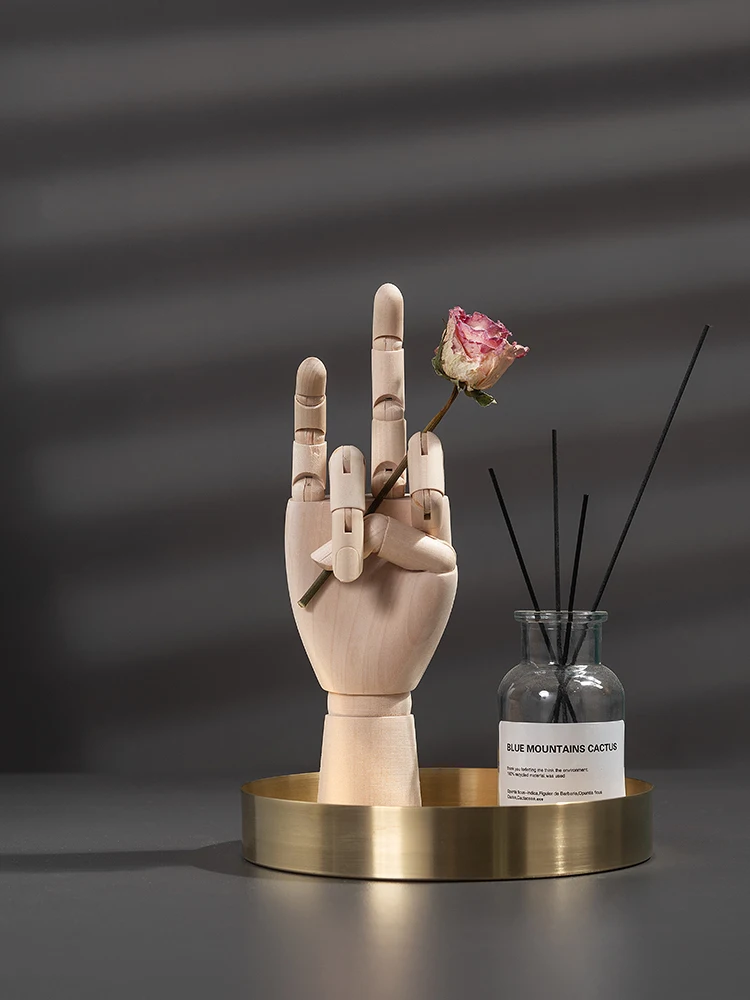 Деревянные подвижные суставы деревянные фотообои реквизит украшение для офиса