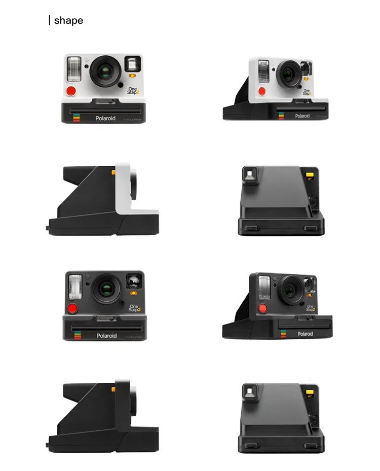 Горячая точка Polaroid фотография Onestep2 VF+ радужной камеры Райдера для Onestep2 в черно-белом цвете