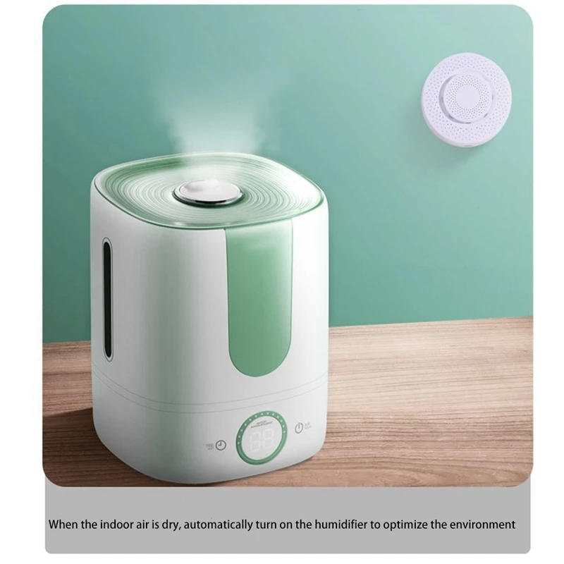 Promotion! Tuya Smart Zigbee Air Box Carbon Dioxide Detector Co2 Gas Sensor Formaldehyde Temperature Humidity App Control | Инструменты