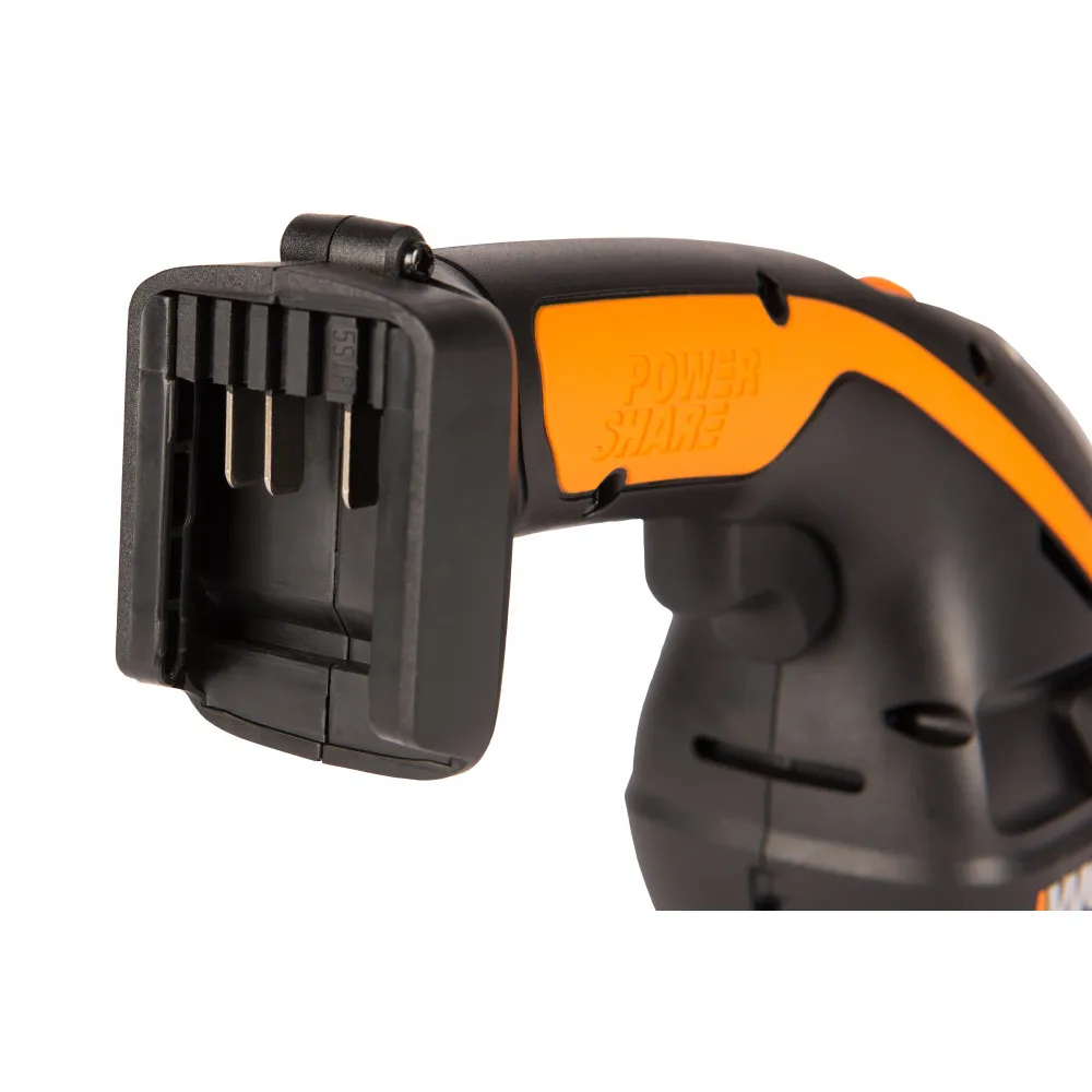 Ножницы для стрижки травы и кустарников аккумуляторные WORX WG801E 10 20см 20В АКБ 2А*ч ЗУ