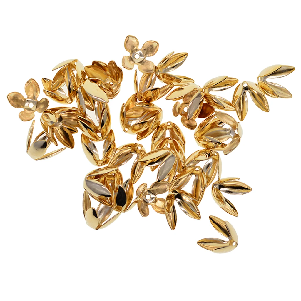 50 шт. шикарные регулируемые шляпы из сплава с цветком лилии бусины ювелирные