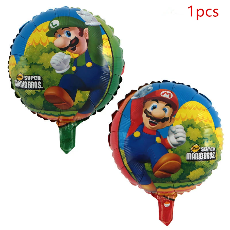 Balloons 1pcs 1 шт мальчики сувениры День рождения тема "Супер Марио" декоративная пластиковая скатерть-карта вечеринка для малышей вечерние товары для праздников - Цвет: Balloons 1pcs