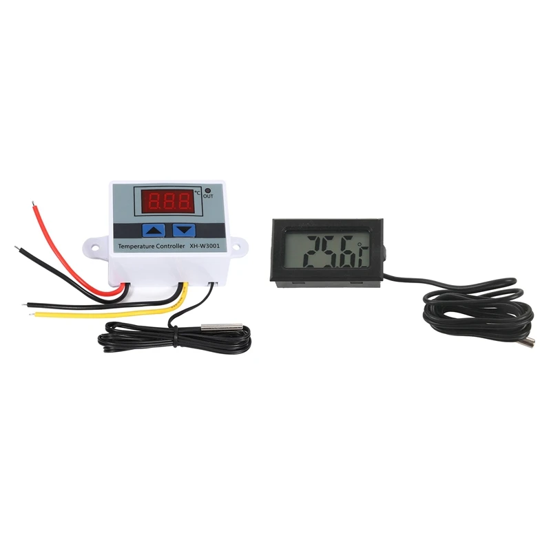 

Цифровой светодиодный термостат с сенсорным датчиком температуры, диапазон от-50 °C до + 220 °C, 110 В