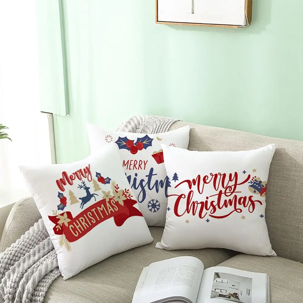 

FRIGG Cushion Cover Decorative Pillows Decor Home Christmas Pillow Cover Polyester Throw Pillows Covers Decorative Sofa Seat