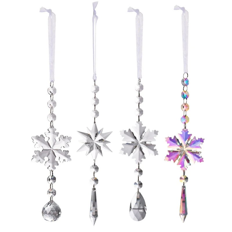 

Y1UD рождественская подвеска в виде снежинки со стразами, подвеска для автомобиля, дома, сада, свадебные украшения, подарки
