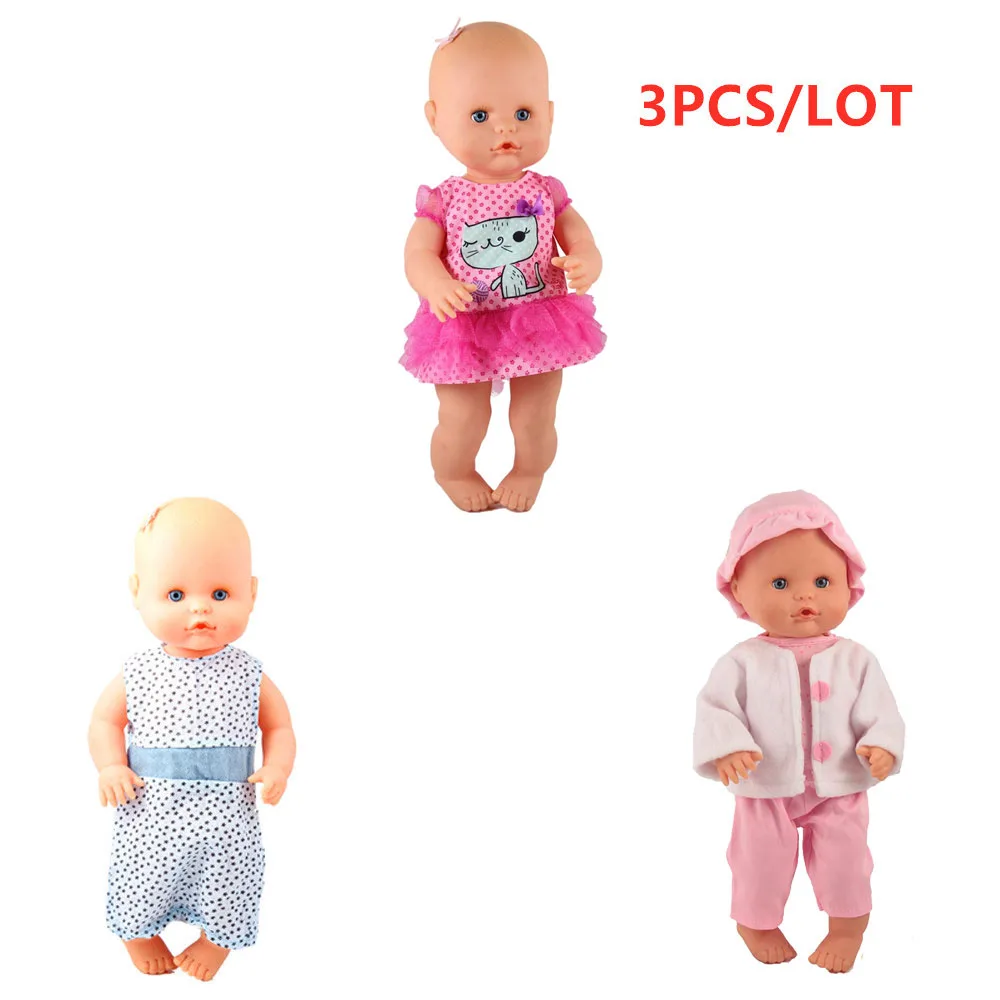 3 шт./лот 35 см Nenuco Кукла Одежда и аксессуары Nenuco Ropa y su Hermanita оригинальные комбинезоны/платья/костюмы для куклы 13 дюймов - Цвет: outfits10