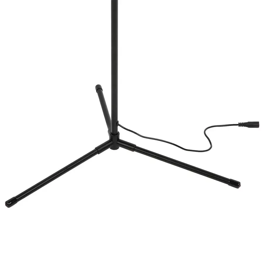 12 Вт черный напольный светильник современный светодиодный пульт дистанционного