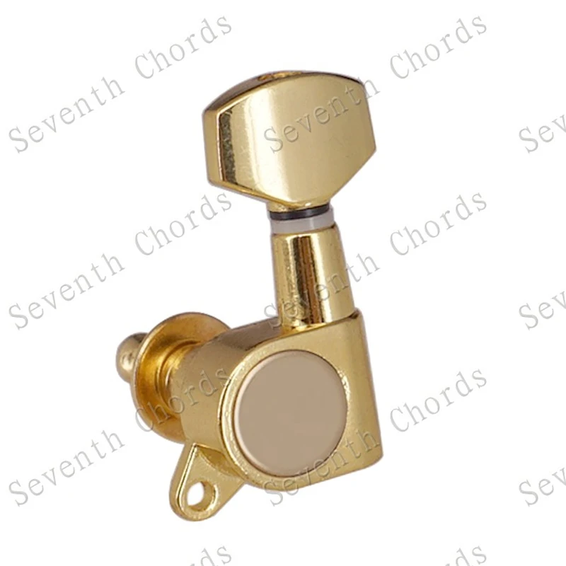 Золотые Струны для электрогитары 6R 6L 3R3L кнопки колышки ключи тюнер машинные