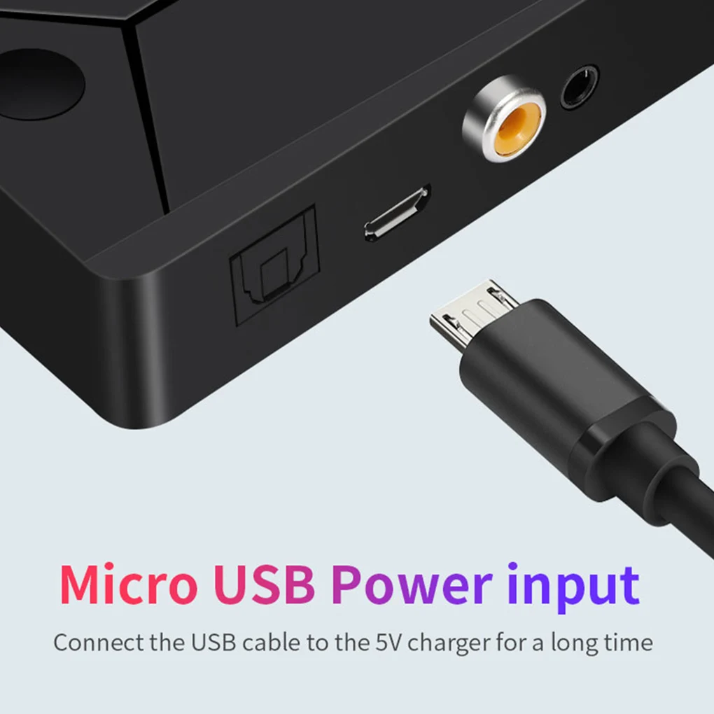 Беспроводной адаптер Bluetooth 5 0 аудио передатчик 3 мм AUX разъем RCA USB коаксиальный