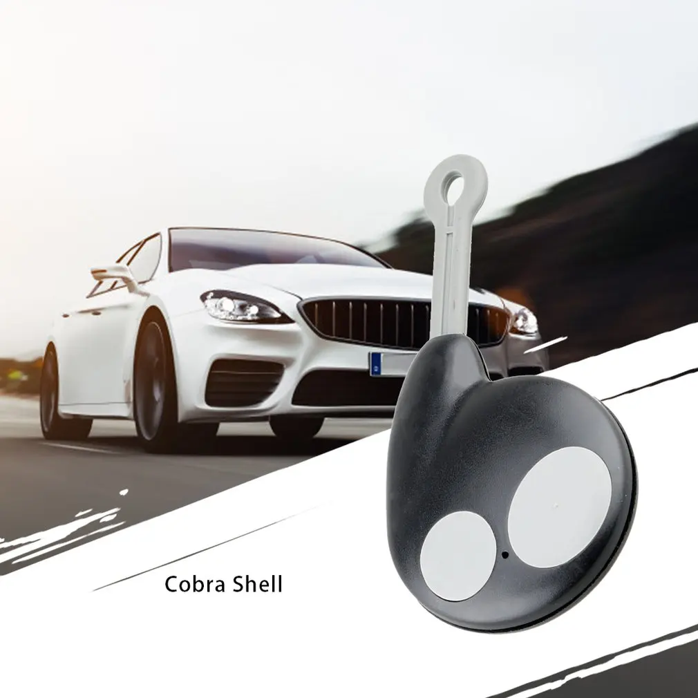 

Mini Remote Key Case Replacement 2 Button Remote Key Shell Case Fob For Cobra Alarm 7777 / logo A36