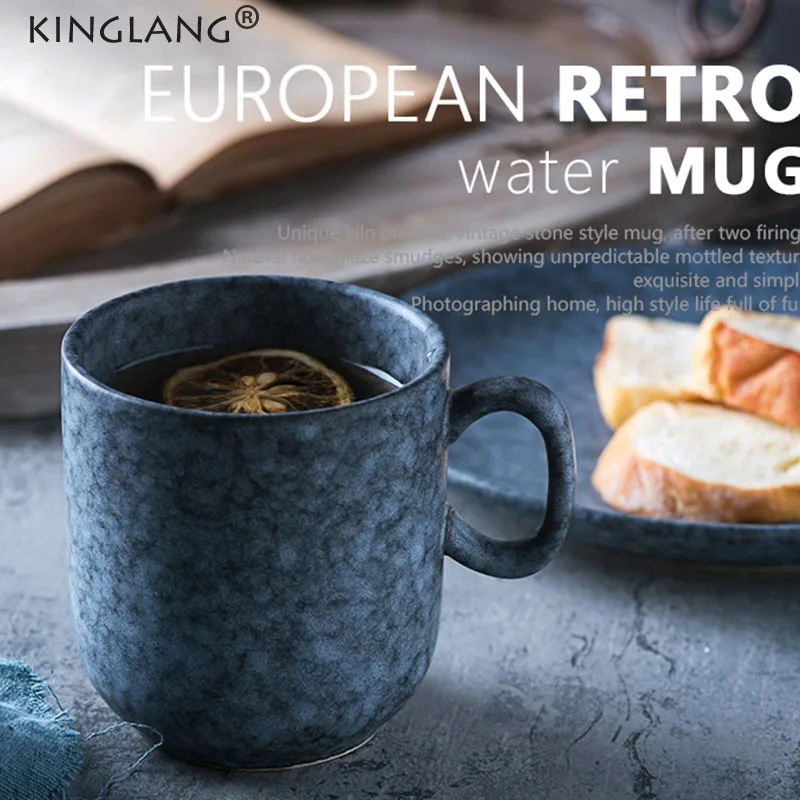 KINGLANG выглядит как каменная кружка Cofee оптовая продажа питьевых чашек