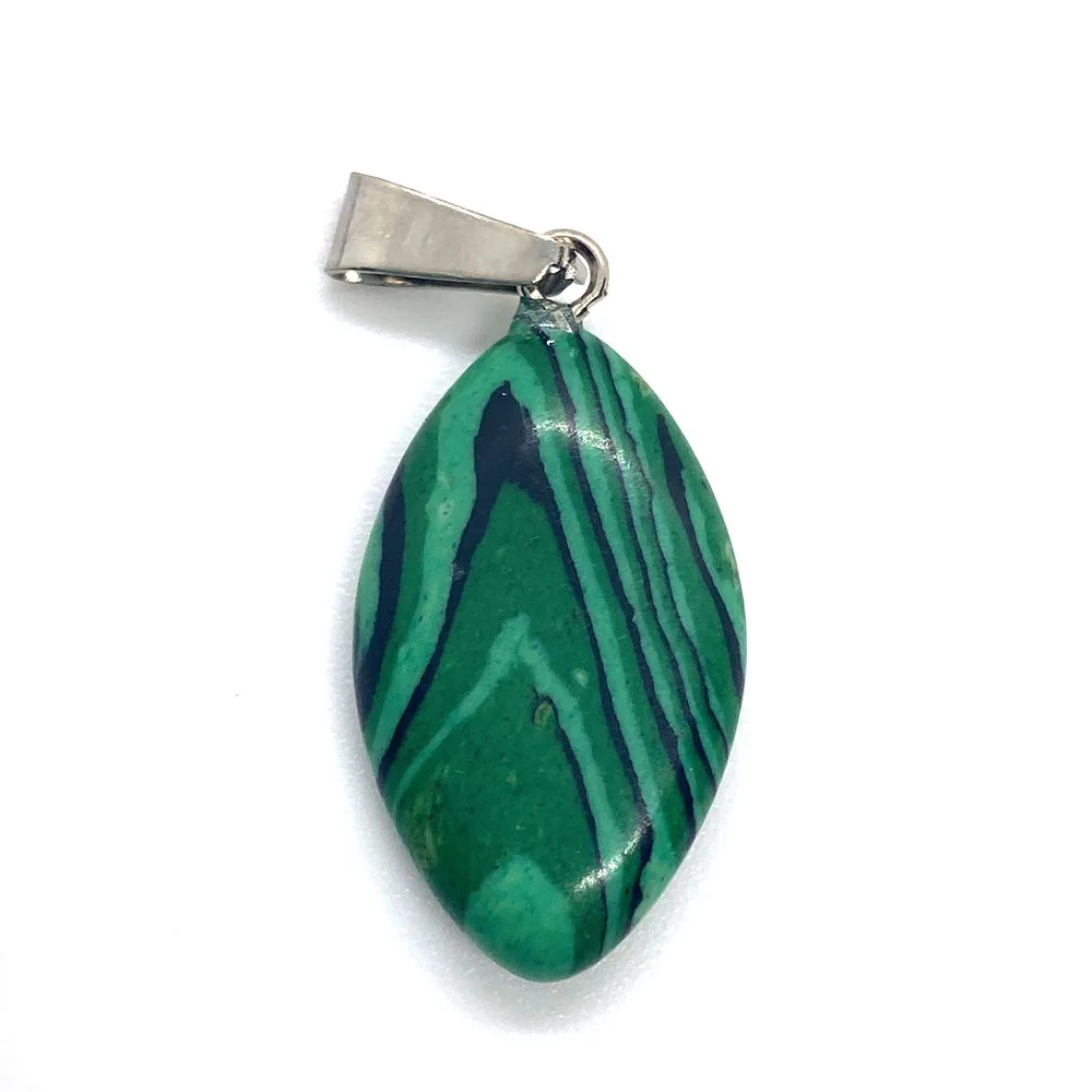 

5 Exquisite Natural Stone Pendants with Marquise Shape DIY Jewelry Handmade Necklaces Pendants Bracelets Earrings Size 14x28 Mm