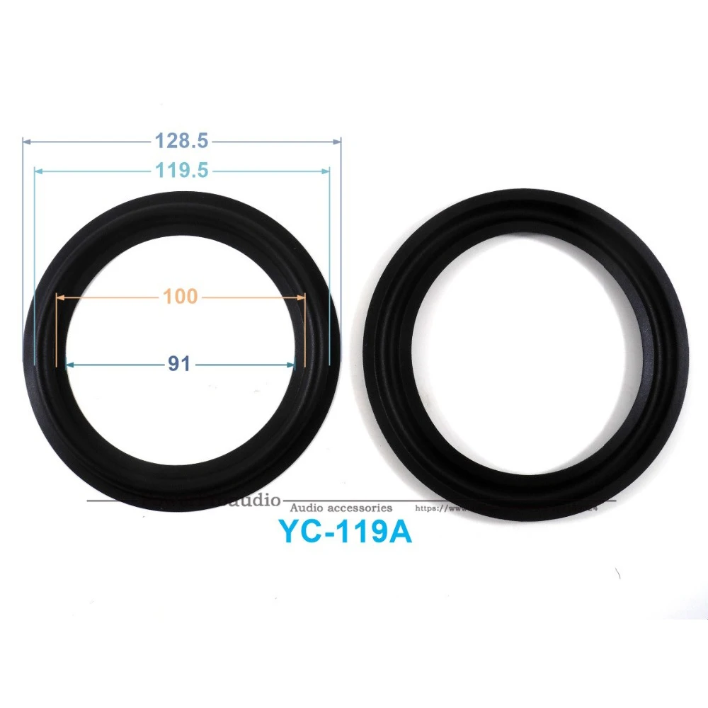 

New 10 pcs /lot = 5 Pair 5inch Woofer Repairable Parts / Speaker Rubber Surround ( 128.5mm / 119.5mm / 100mm / 91mm )
