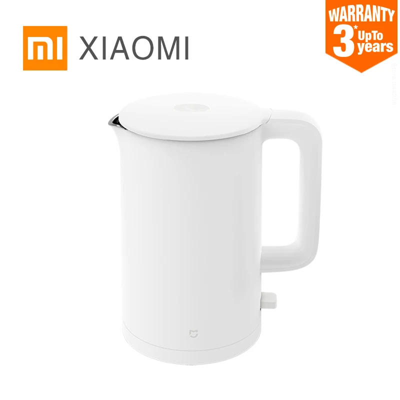 

Электрический чайник XIAOMI MIJIA 1A, чайник из нержавеющей стали для быстрого кипения, интеллектуальный контроль температуры, защита от перегрев...