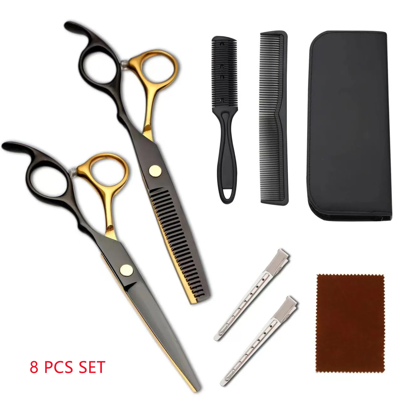 New Hair Scissors Professional Barber Scissors 440C Japanese Thinning Shears Hair Cutting Hairdressing Scissors Set