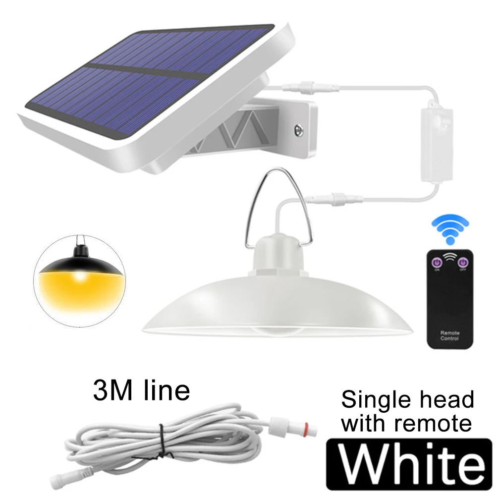 

Remote Control Storage Room Home Shed Lamp Hanging IP65 Waterproof Emergency Solar Pendant Lights Garden Outdoor Indoor Led