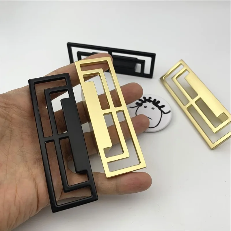 Ручка для шкафа LCH Древний китайский стиль цинковый сплав черно-золотой |