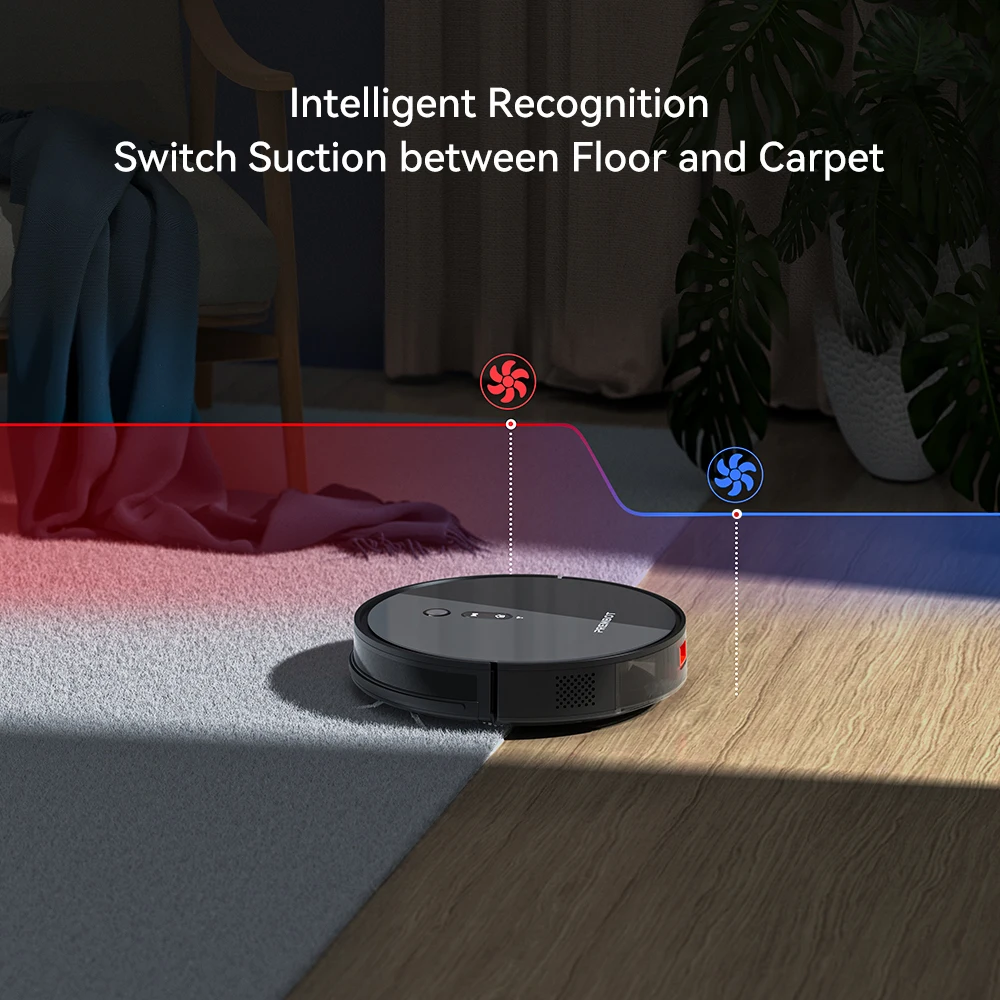 4000 Па Влажный и сухой пылесос Робот Визуальная навигация Подметальная машина