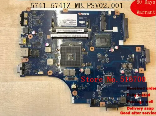 Материнская плата для ноутбука Acer Aspire 5741 5741Z материнская MB.PSV02.001 полностью
