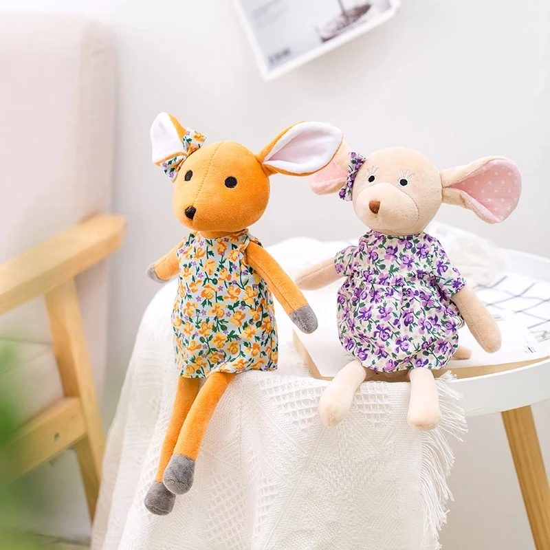 

Симпатичные плюшевые куклы в виде леса, 38 см, мягкая игрушка, лиса, лягушка, плюшевые куклы, домашний декор, милый подарок на день рождения и Р...