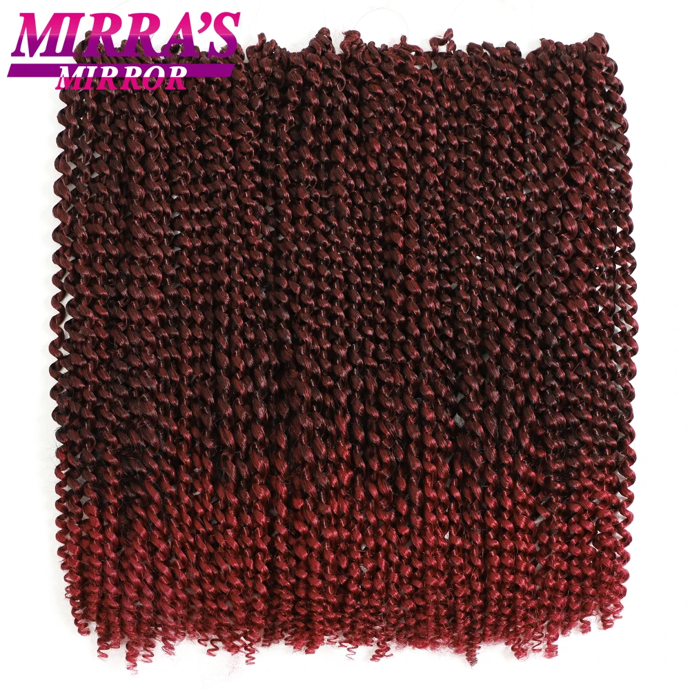 Страстные твист волосы Омбре плетеные удлинители волос вязанные крючком