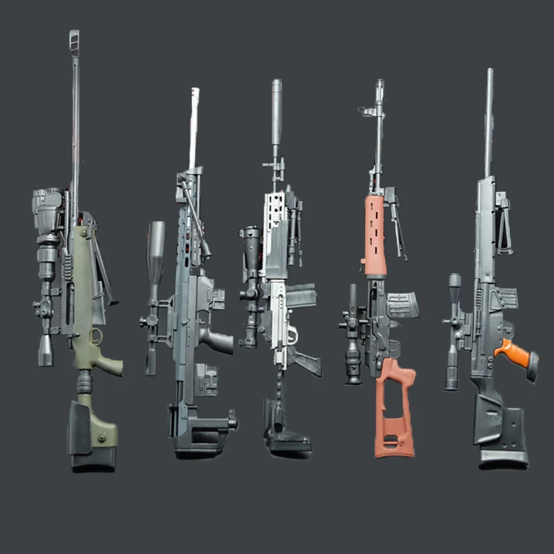 5 шт. SVD Военная снайперская винтовка 1:6 пистолет игрушка в сборке модель