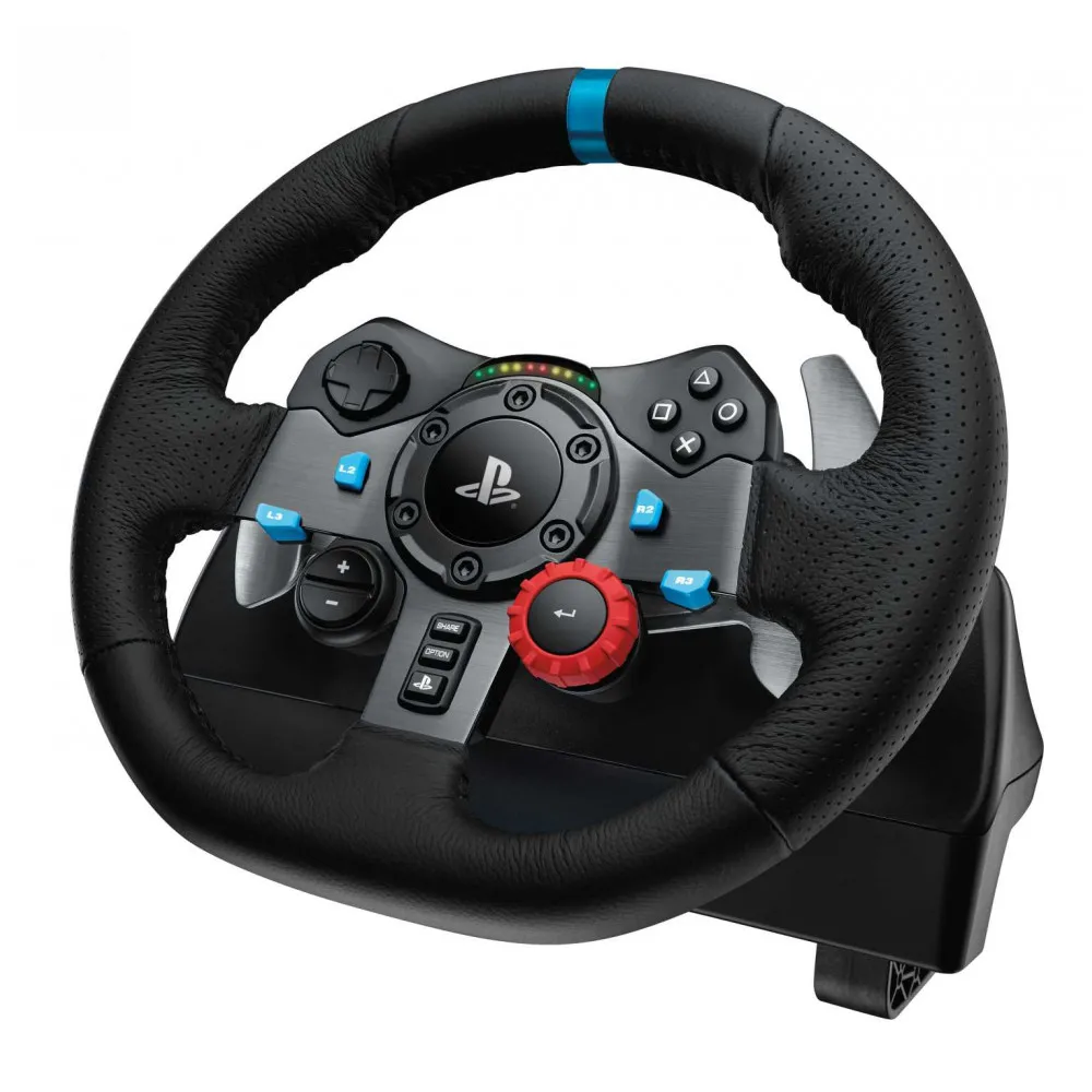 Контроллер для игровых симуляторов Logitech G29 Driving Force руль и педали PlayStation4 PlayStation3 ПК