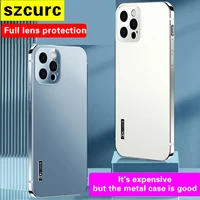 for iphone 13 pro max phone case new 13 metal mobile phone case all inclusive lens anti fall high end luxury protective cover