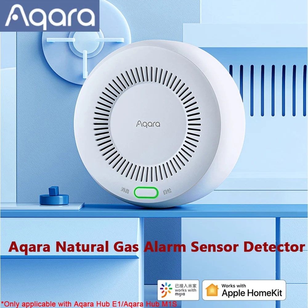 

Детектор Природного Газа Aqara, детектор с дистанционным управлением через приложение для контроля концентрации природного газа, работает с ...