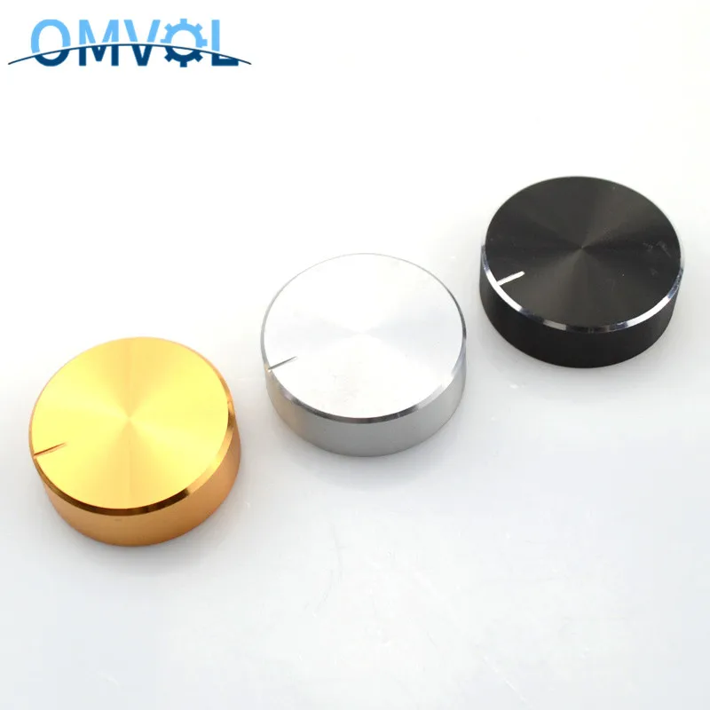 1 шт. 6 мм ручка с алюминиевым корпусом регулировки громкости Ручка потенциометра