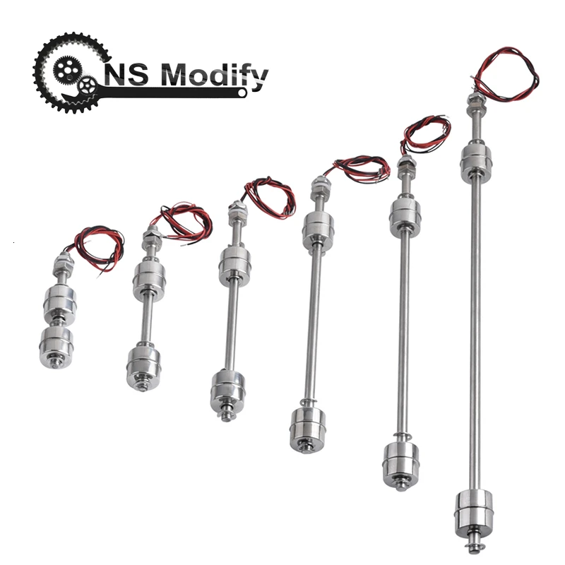 6 размеров поплавковый выключатель с двойным шаром датчик уровня воды и жидкости