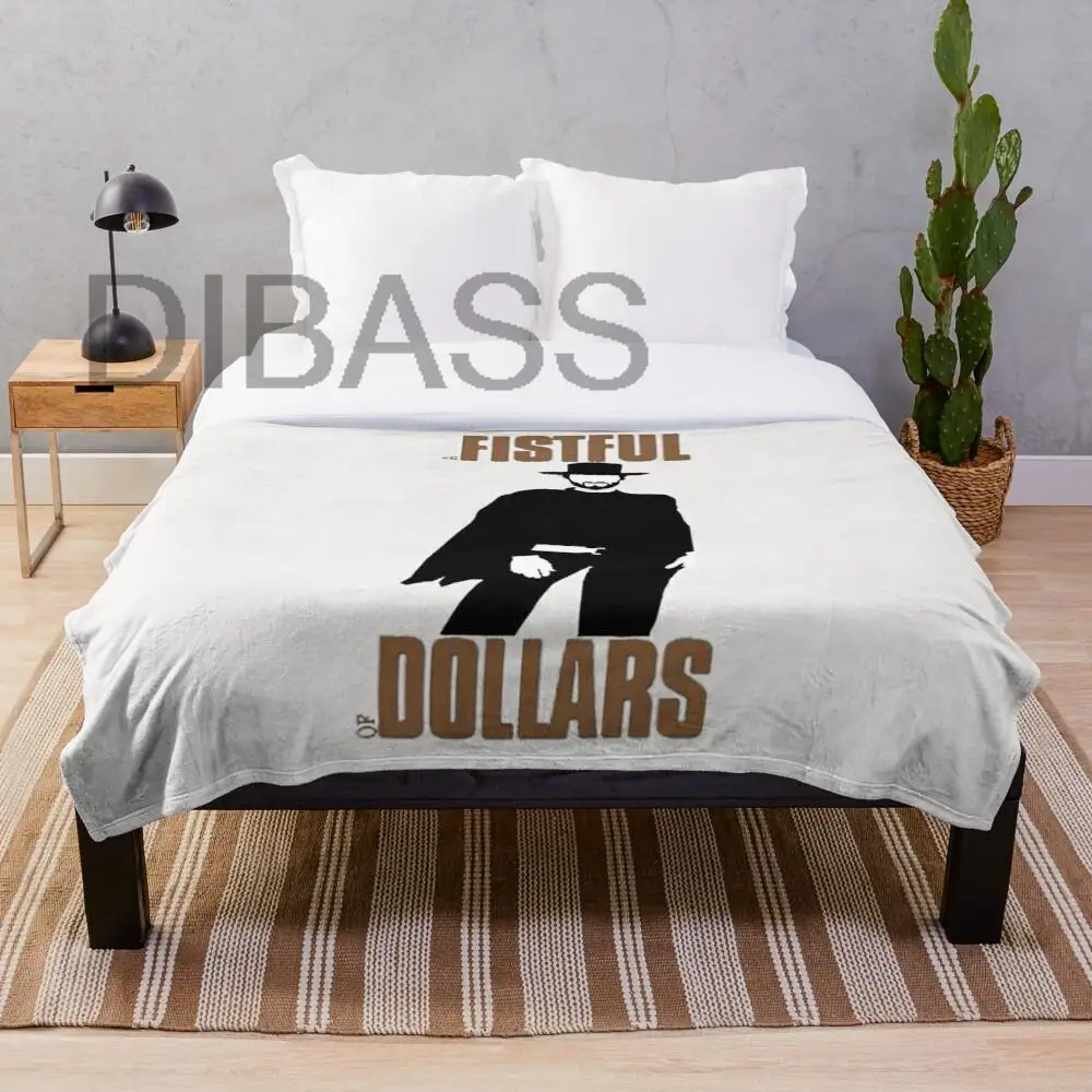 

Fistful of Dollars Blankets Super Soft Throw Blanket, Lightweight Plush Bed Flannel Blanket, Suitable for Adults and Children, F