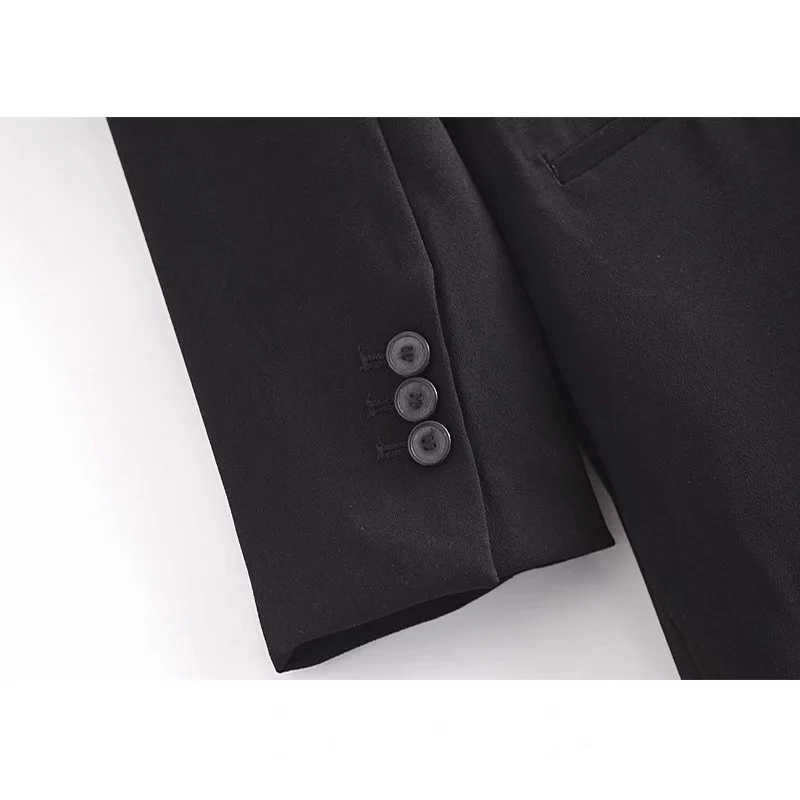 

Summer 2021 Black Pleated Short Jumpsuit Women Office Lady Long Sleeve Elegant Woman Jumpsuits Fashion Button Playsuit